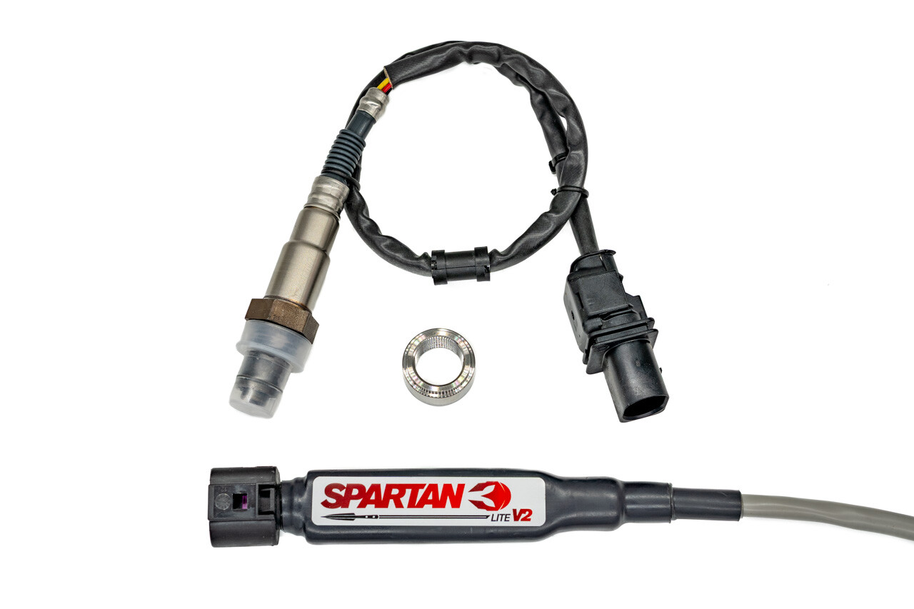Kit controller lambda e AFR Spartan 3 con sonda lambda a banda larga Bosch LSU 4.9 e manicotto a saldare in acciaio inox