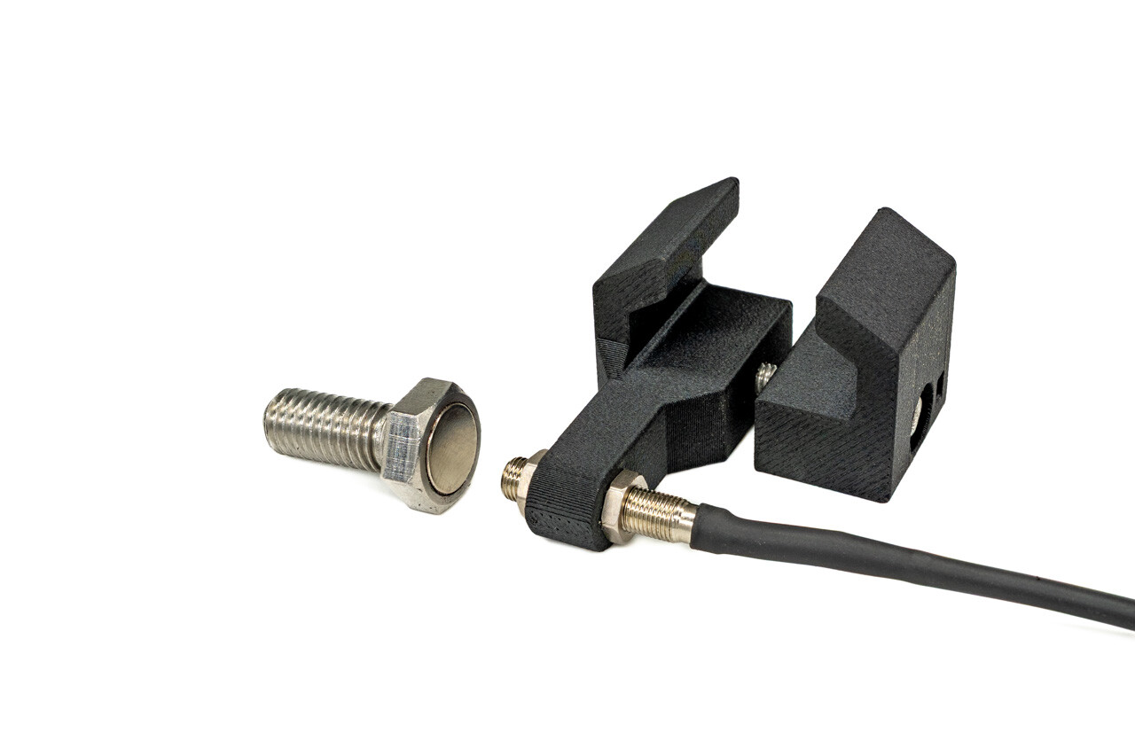 Sensor de velocidad con contacto REED y adaptador para Yamaha XT 600, conjunto con sensor, soporte y cable de conexión