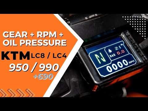 🔧KTM 990 Super Duke R | Ganganzeige, Öldruck und Drehzahl an KTM LC8 / LC4 Modellen