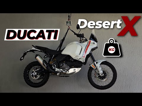 Auf der Waage | DUCATI DesertX - Gewicht vollgetankt und fahrbereit?