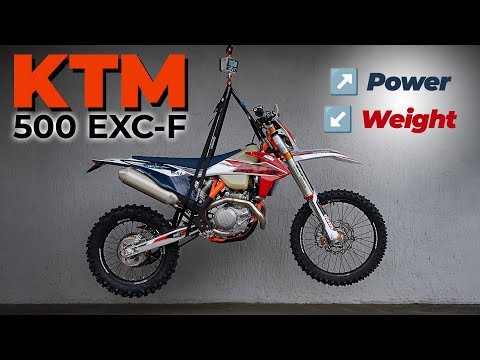 Auf der Waage ⚖️ | KTM 500 EXC-F - Gewicht vollgetankt und fahrbereit?