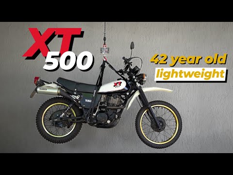 Auf der Waage ⚖️ | YAMAHA XT 500 - Gewicht vollgetankt und fahrbereit?